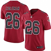 Nike Men & Women & Youth Falcons 26 Tevin Coleman Red Color Rush Limited Jersey,baseball caps,new era cap wholesale,wholesale hats